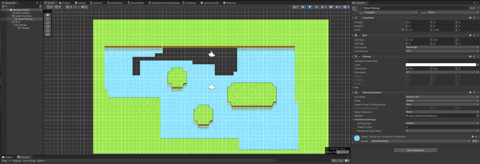 Water — topdown tilemap reference image