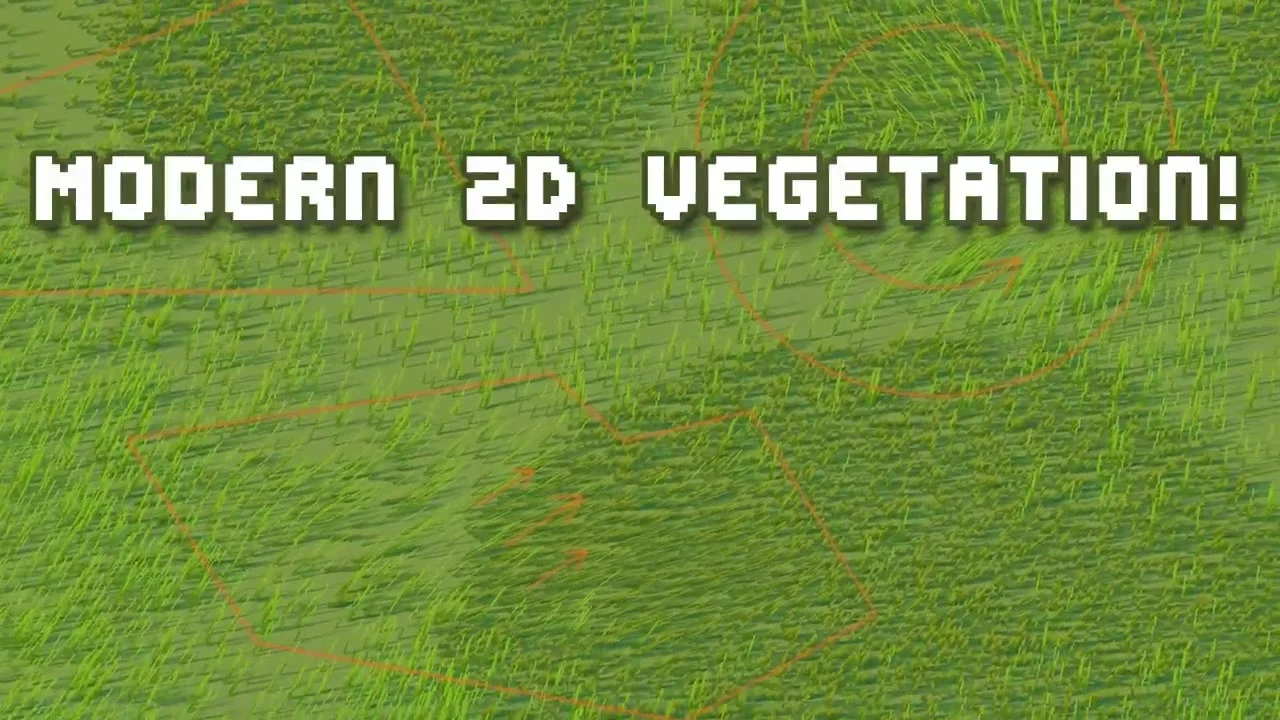 Modern 2D Vegetation demonstration